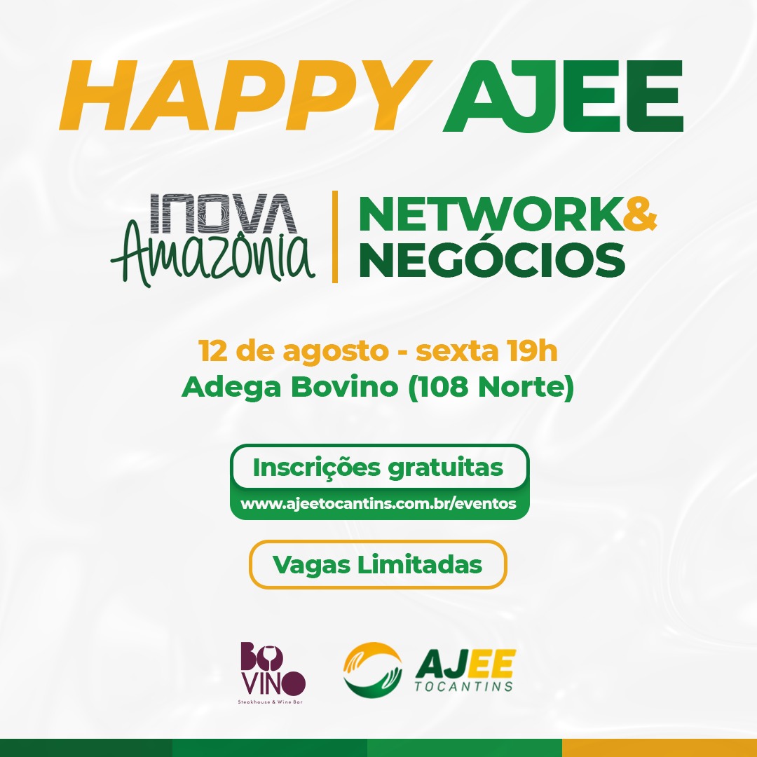 AJEE Tocantins promove evento de network e negócios