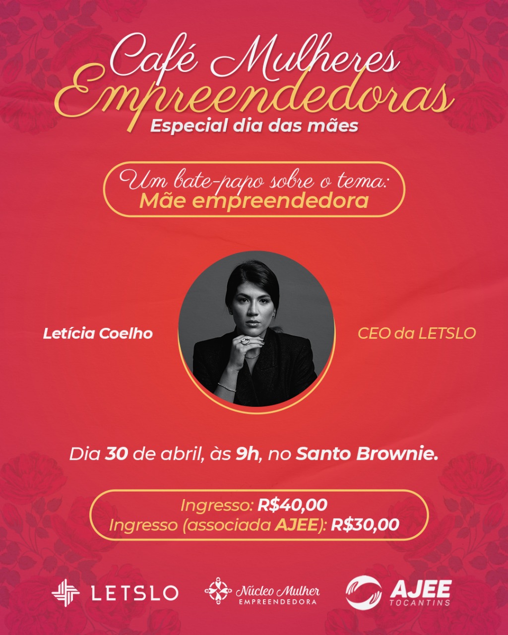 AJEE Tocantins promove evento em homenagem ao dia das mães