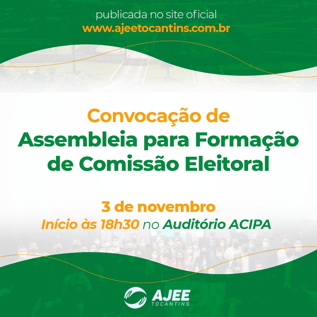 Convocação de Assembleia para Formação de Comissão Eleitoral