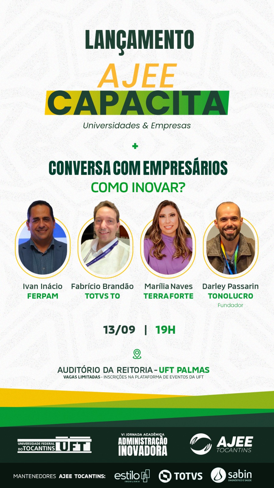 Associação de Jovens Empresários e Empreendedores do Tocantins lança Projeto de Capacitação