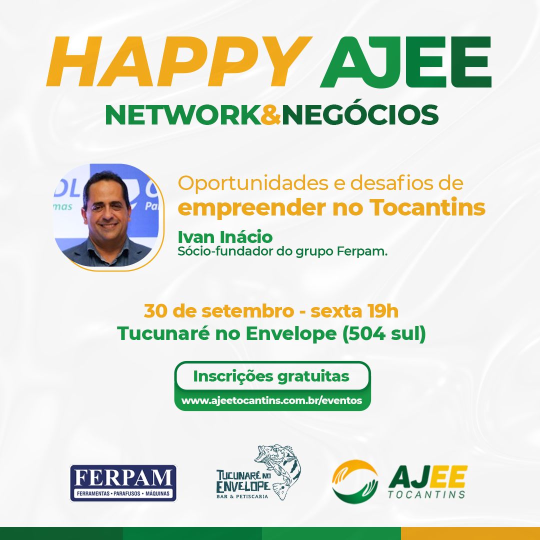 Happy Ajee traz oportunidades e desafios de empreender no Tocantins